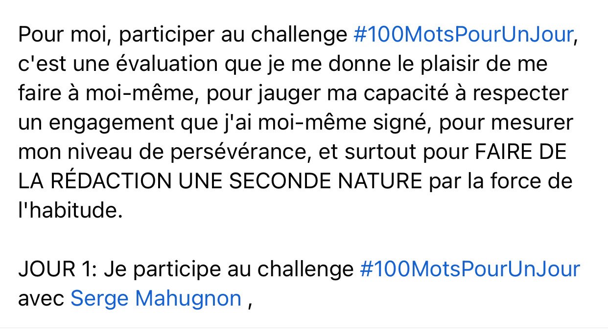Témoignage 1