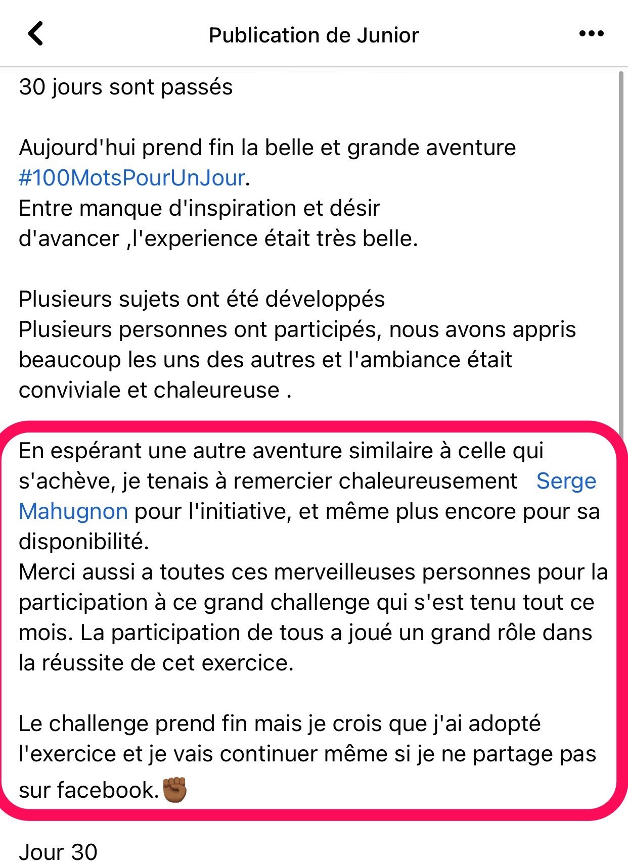 Témoignage 7