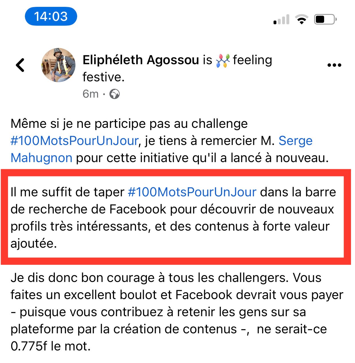 Témoignage 14